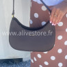 Sac épaule Regina en simili cuir – Marron ou bordeaux | ALIVE STORE