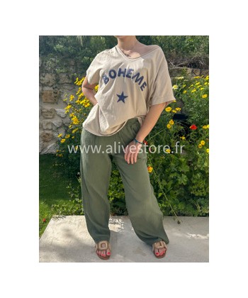 PANTALON DAREN GAZE DE COTON KAKI