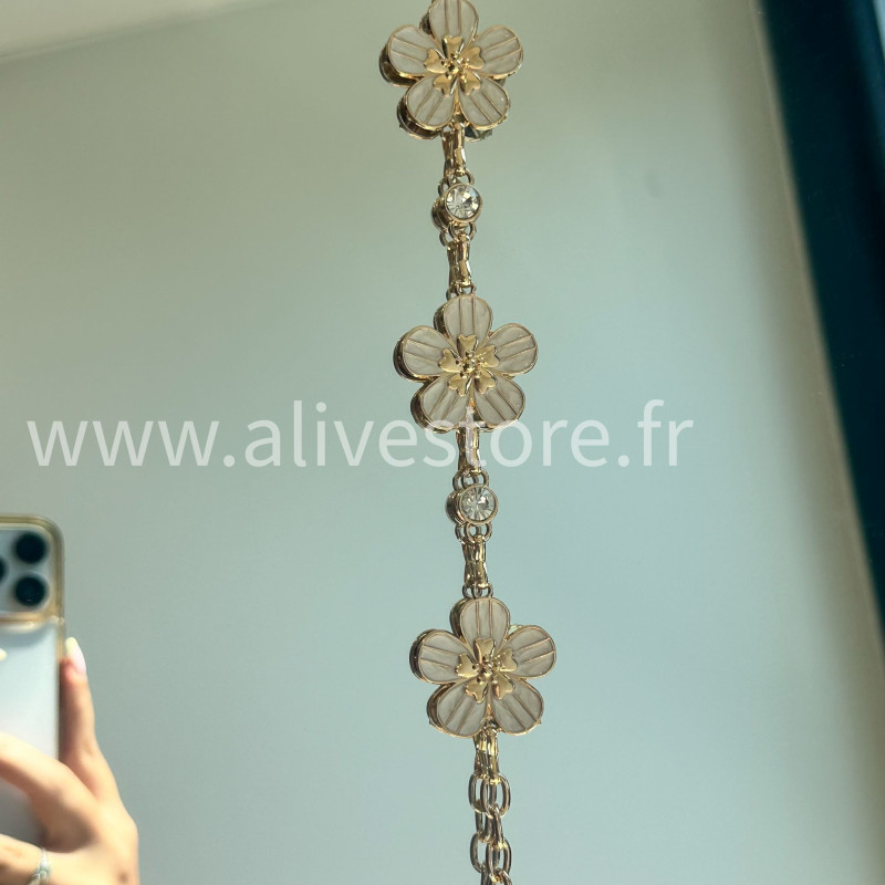 Chaîne longue Mila – doré, argenté ou gris – ALIVE STORE