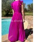 ROBE LESLIE FUCHSIA