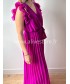 ROBE LESLIE FUCHSIA