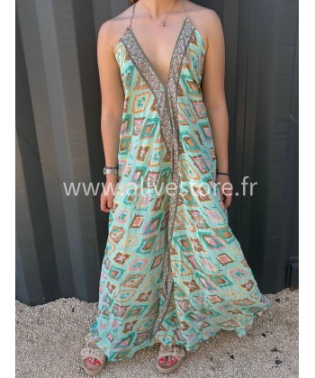 ROBE 100% SOIE EMMY