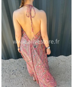 ROBE 100% SOIE EVA