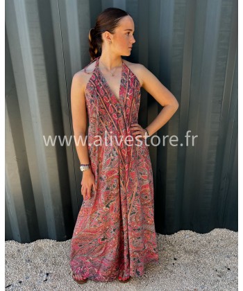 ROBE 100% SOIE EVA