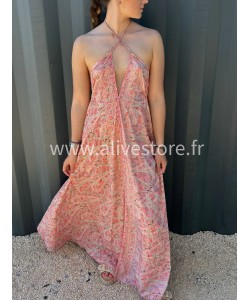 ROBE 100% SOIE OXANNA