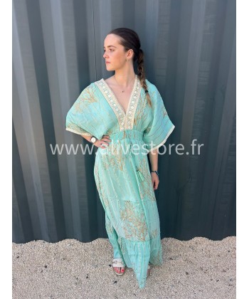 ROBE BERYL VERT D'EAU