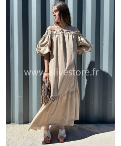 ROBE ELMA BEIGE