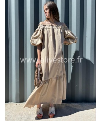 ROBE ELMA BEIGE