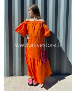 ROBE ELMA ORANGE