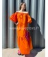 ROBE ELMA ORANGE