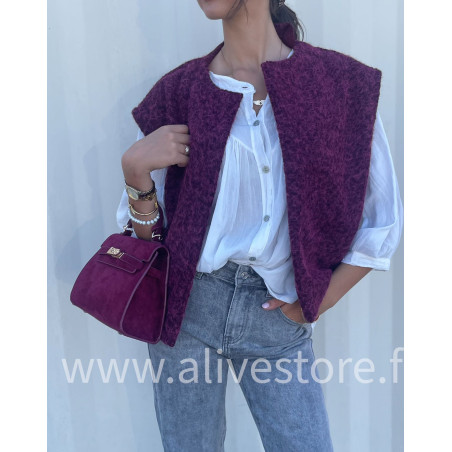 Gilet sans manches Alina femme – Made in Italie – ALIVE STORE