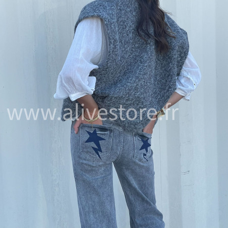 Gilet sans manches Alina femme – Made in Italie – ALIVE STORE