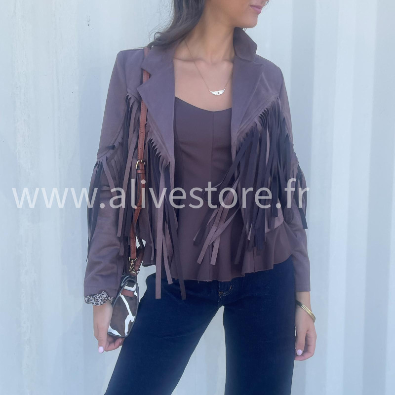 Veste Sierra à franges – tendance virale 2025 – ALIVE STORE