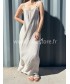 ROBE GAZE DE COTON GLORIA BEIGE