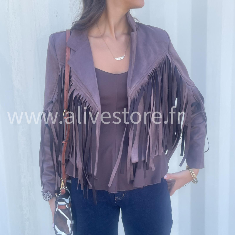 Veste Sierra à franges – tendance virale 2025 – ALIVE STORE