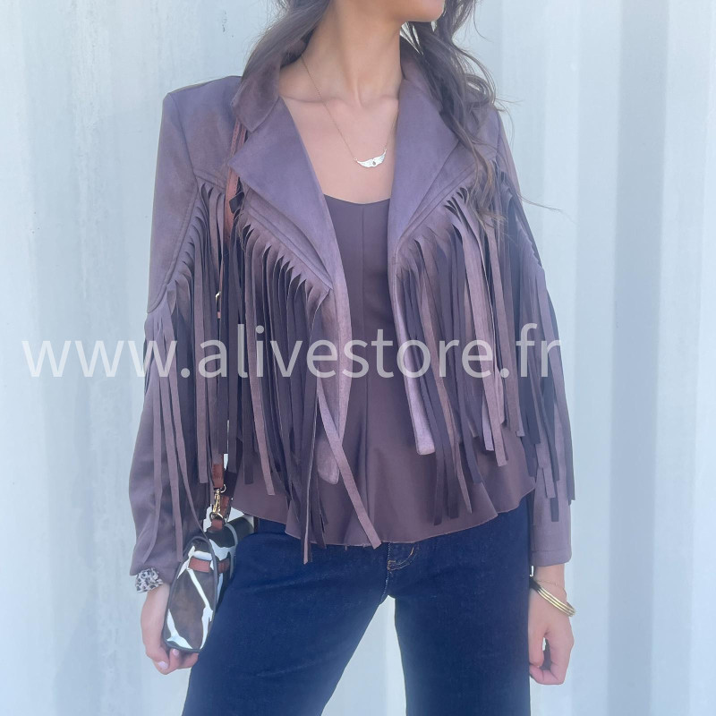 Veste Sierra à franges – tendance virale 2025 – ALIVE STORE