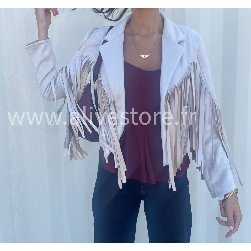 Veste Sierra à franges – tendance virale 2025 – ALIVE STORE