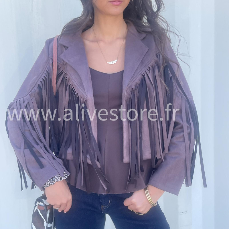 Veste Sierra à franges – tendance virale 2025 – ALIVE STORE