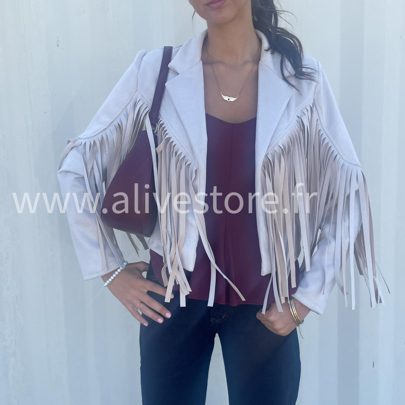 Veste Sierra à franges – tendance virale 2025 – ALIVE STORE