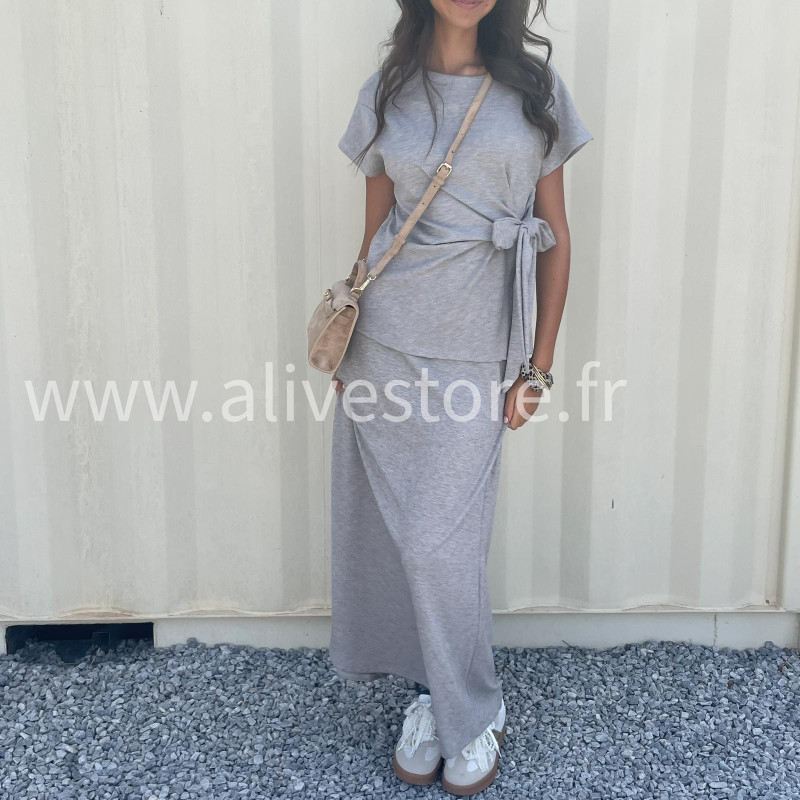 Ensemble Léana – Jupe & haut made in Italie – ALIVE STORE