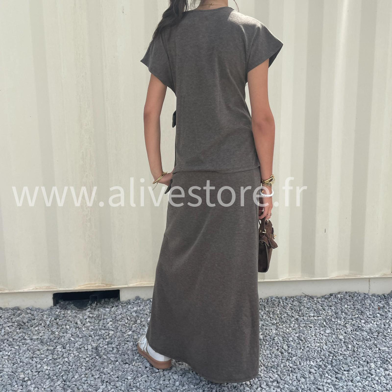 Ensemble Léana – Jupe & haut made in Italie – ALIVE STORE