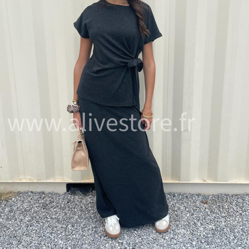 Ensemble Léana – Jupe & haut made in Italie – ALIVE STORE