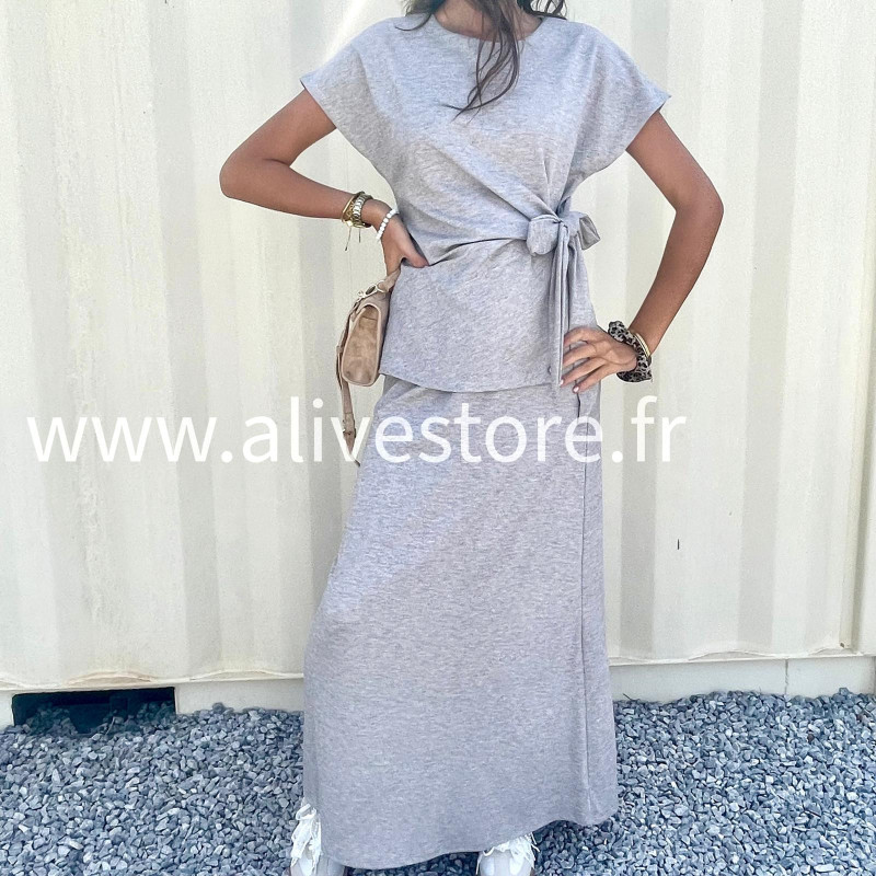 Ensemble Léana – Jupe & haut made in Italie – ALIVE STORE