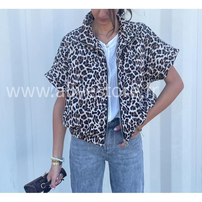 Veste léopard femme – taille unique – ALIVE STORE