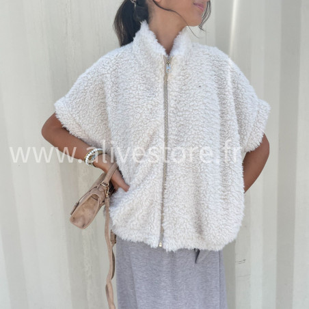 Veste Mila doudou beige ou noir – ALIVE STORE