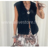 Gilet Isla femme – disponible en gris, marron, rose et noir – ALIVE STORE