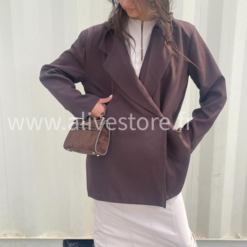 Blazer Alessia femme – disponible en beige, noir & marron – ALIVE STORE