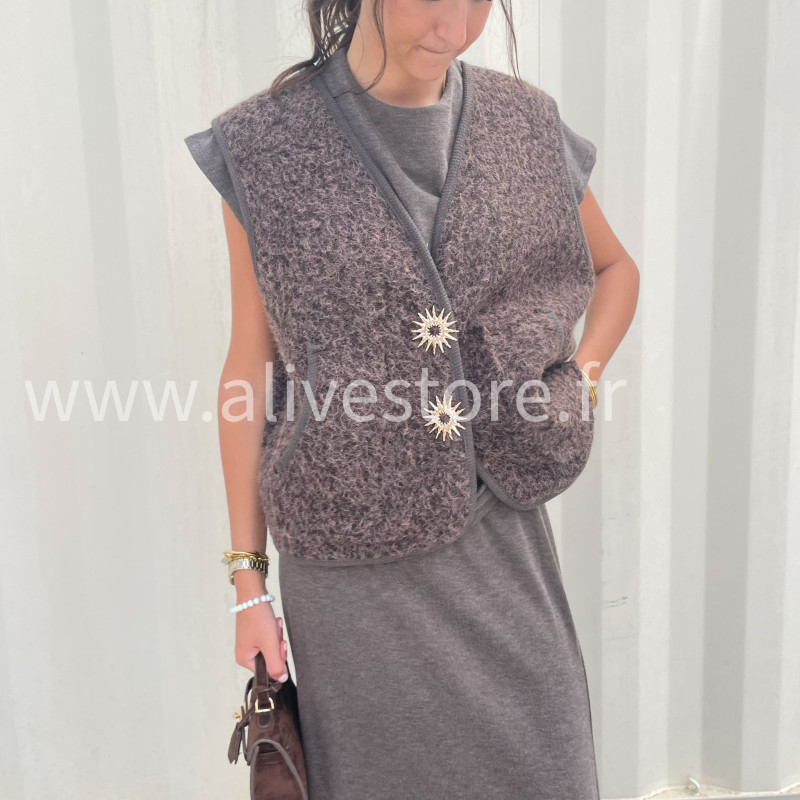 Gilet Luna femme – chaud & élégant – ALIVE STORE