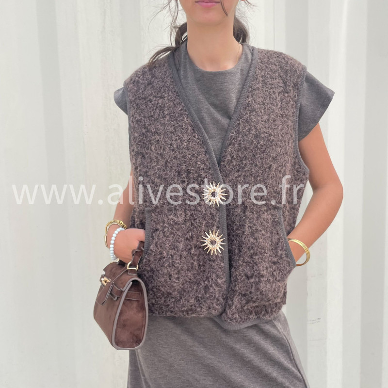 Gilet Luna femme – chaud & élégant – ALIVE STORE