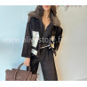 Veste Elena avec col fourré – beige, marron ou noir | ALIVE STORE