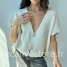 Top Stella sans manches avec boutons étoiles – ALIVE STORE