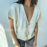 Top Stella sans manches avec boutons étoiles – ALIVE STORE