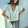 Top Stella sans manches avec boutons étoiles – ALIVE STORE