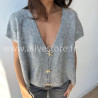 Top Stella sans manches avec boutons étoiles – ALIVE STORE