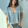 Top Stella sans manches avec boutons étoiles – ALIVE STORE