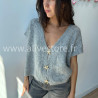 Top Stella sans manches avec boutons étoiles – ALIVE STORE