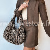 Sac Léo léopard ou marron avec bandoulière – ALIVE STORE