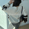 Pull Maya à franges et rayures – Made in Italie – ALIVE STORE