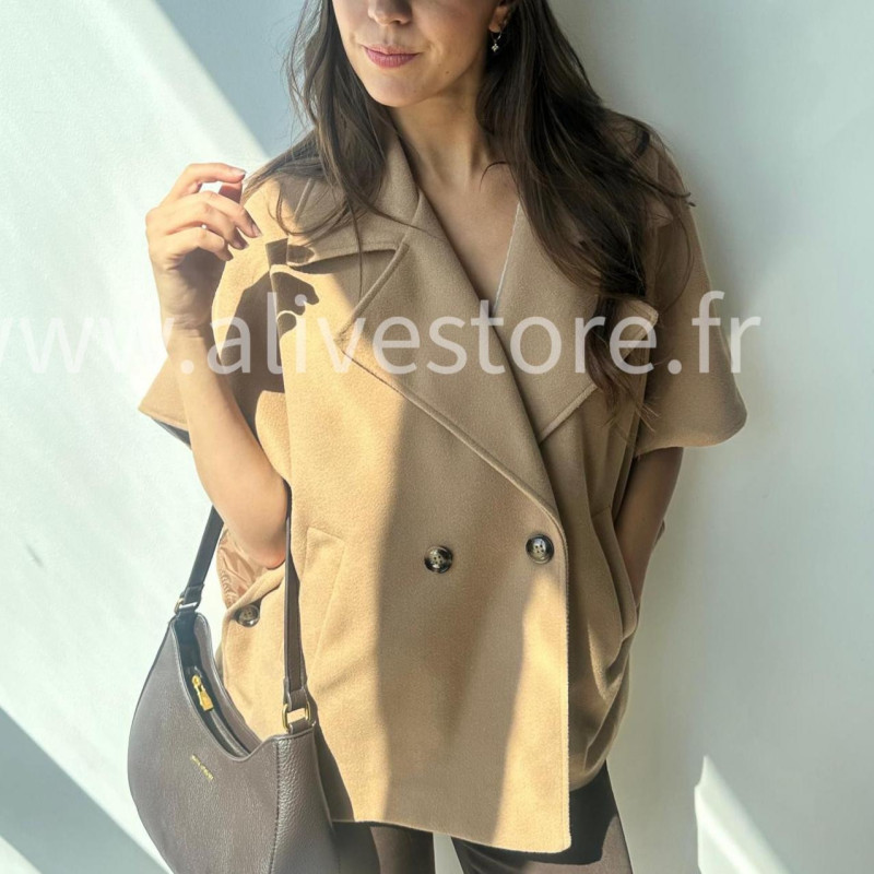 Manteau Émilia sans manches chic – ALIVE STORE