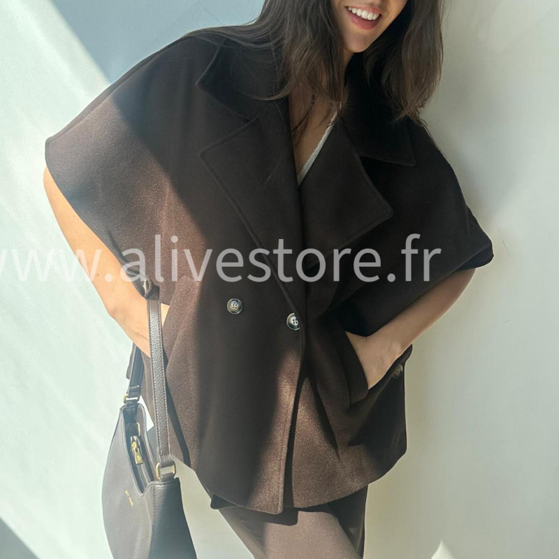 Manteau Émilia sans manches chic – ALIVE STORE