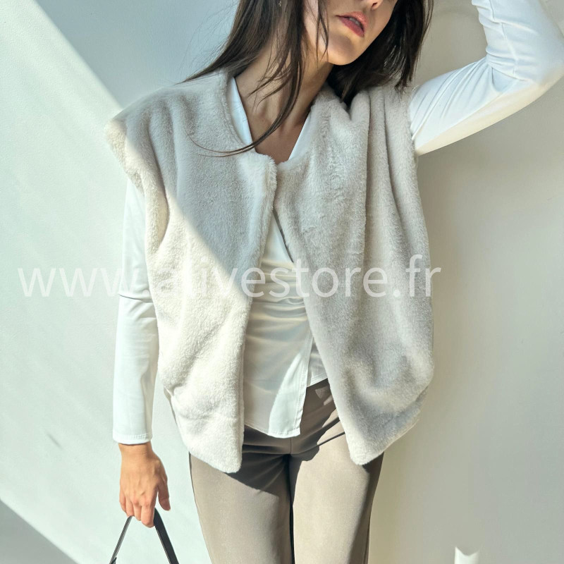 Gilet Alessia sans manches femme – Alive Store