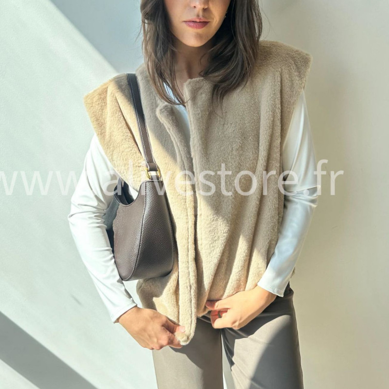 Gilet Alessia sans manches femme – Alive Store