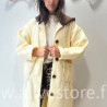MANTEAU ANITA AVEC CAPUCHE MARRON – ALIVE STORE