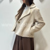 MANTEAU COURT LINA EN BEIGE – ALIVE STORE