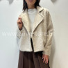 MANTEAU COURT LINA EN BEIGE – ALIVE STORE
