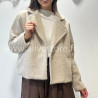 MANTEAU COURT LINA EN BEIGE – ALIVE STORE